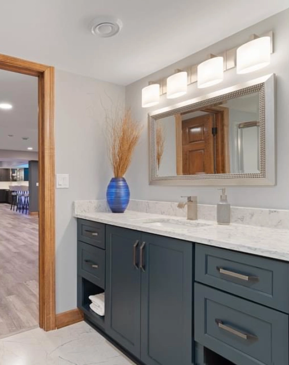 Bathroom renovation by Neu's Renovation