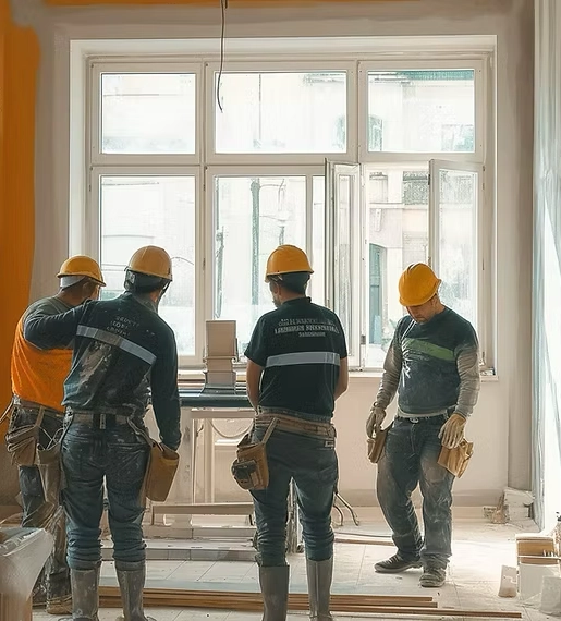 Neu's Renovations's construction workers